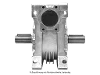 BM50FB14C0-MB30 Schneckengetriebe ohne Motor(f�r IEC - Anbau)